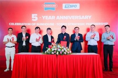 TẬP ĐOÀN SUNHOUSE VÀ TẬP ĐOÀN TOSPO LIGHTING KỈ NIỆM 5 NĂM HỢP TÁC, TIẾP TỤC KÍ KẾT 5 NĂM HỢP TÁC CHIẾN LƯỢC GIAI ĐOẠN TIẾP THEO 2025 – 2030